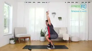 FitnessEZ Pilates Bar Kit with Resistance Bands - Portable Home Gym Workout Set