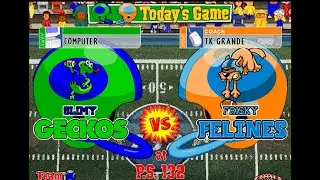 Backyard Football 99 Season Mode Episode 15: Frisky Felines VS Slimy Geckos--Playoff Quarterfinals