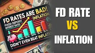 Fixed deposit vs inflation | FD returns are really bad | fixed deposit waste  #fixeddeposit