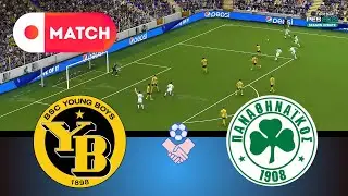 &Pi;&alpha;&nu;&alpha;&theta;&eta;&nu;&alpha;ϊ&kappa;ό&sigmaf; vs Young Boys | Europa League 2025 Match Simulation | eFootball Pes 21 Gameplay