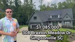Luxury 5-Bedroom Home for Sale in Braxton Ridge Simpsonville SC Near Greenville &ndash; Tour now