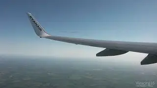 Ryanair FR5172 London Stansted (STN) - Billund (BLL) *FULL FLIGHT* Boeing 737-800 EI-EVV 6/6/15