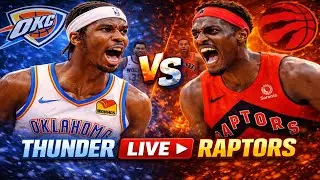 Oklahoma City Thunder vs Toronto Raptors LIVE 🔴 | NBA Live Stream Today | SGA vs Raptors