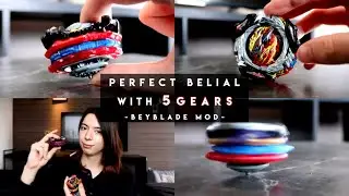 5 GEARS!? Perfect Divine Belial ILLEGAL MOD | Beyblade Burst Combo Testing
