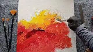 I Let the Paint Decide | Intuitive Knife & Brush Art | No Plan. Just Intuition #IntuitiveArt