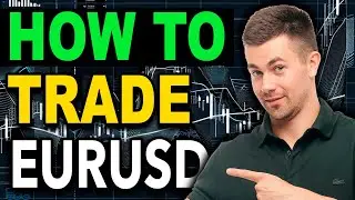 Простая торговая стратегия EUR/USD. Уровни поддержки и сопротивления, а также ценовое движение (б...