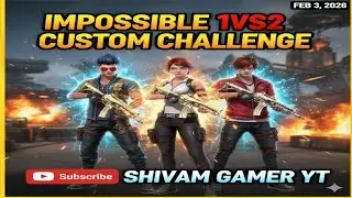 Impossible challenge 1vs2 custom #free fire 🔥🔥