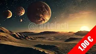 Triple Planet Sunset over Dunes &mdash; HD Space Footage