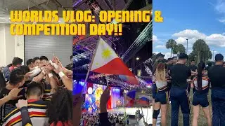 Worlds Vlog 2024: Opening Day + Competition Day (Semis & Finals)