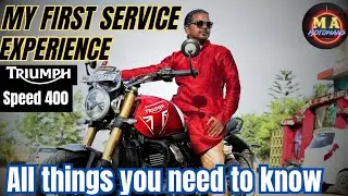 Triumph Speed 400 First Service Experience, 💯 | Post-Service Ride & Maintenance Tips