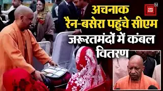 Cold Wave के रैन-बसेरा पहुचें CM Yogi Adityanath, सांसद रवि किशन मौजूद