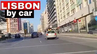 Through the streets in Lisbon Portugal