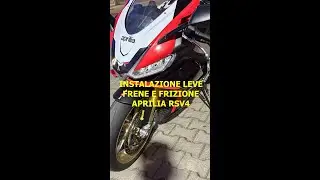Montaggio leve freno frizione lightech su Aprilia RSV4 Factory 21-24 2021-2024