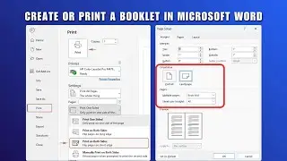Как напечатать буклет в Word 2026 &mdash; Как создать буклет в Microsoft Word 2026