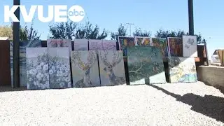 Austin high school students donate art to Community First! Village
