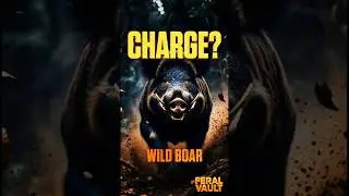 Wild Boar 🐗 🚨💥 | Would You Survive Its First Strike? #shorts #animals #feralvault