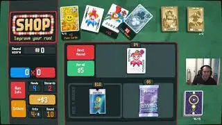 [Balatro] - JellySlosh - Zodiac Deck Gold Stake Win (Smeared Joker + Seeing Double + Flushes)