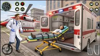 Ambulance Simulator Gameplay 🚑 | Helicopter Rescue Medevac Mission 🚁 | Emergency Paramedic