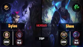 Bwipo SYLAS (Top) [Conqueror] VS SHEN - Challenger EUW Patch 10.6