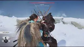 Ghost of Yōtei easy way to kill takezo no damage (work in any difficult)