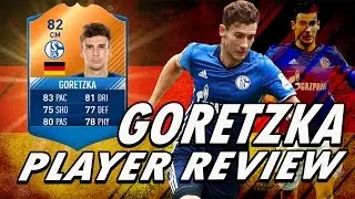 FIFA 17 UT - MOTM Goretzka (82) Player Review w/Gameplay & In-Game Stats