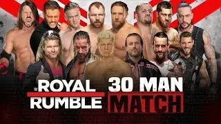 WWE2K23 Universe Mode | 20 Man Royal Rumble Match