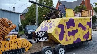Class of 2022 Homecoming Float Build - Tank the Tigers - 2020