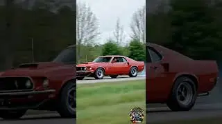 1969 Boss 429 Mustang: Pure V8 Power! 🔥 #Shorts