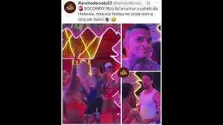 Halessia dando fecho drag no Rico ap&oacute;s ele tentar arrancar sua peruca