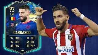 FIFA 21 | YANNICK CARRASCO 92 TOTS | PLAYER REVIEW