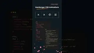 Hamburger Menu CSS Animation 