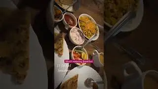 Aloo Paratha for breakfast 🤤😋#paratha  #agra #food #viral