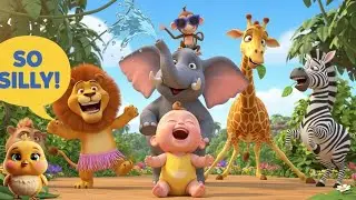 🦁🐵Silly Safari Adventure! Fun Animal Song for Kids