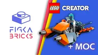 LEGO CREATOR 3in1 31111 CIBER DROIDE + MOC  -  FIGKA