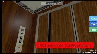 [Birthday Special #2] Unusual door configuration - Unknown elevators in Elevator World, Roblox.