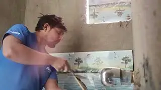 Bathroom Wall Tiles Work | Step by Step Tile Fitting | Perfect Finish