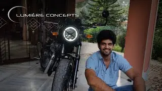 India's First INTERCEPTOR 650 WITH BESPOKE HEADLIGHT | LUMIERE CONCEPTS | FASTTO | Royal Enfield