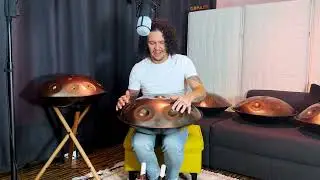 Sonus Art D Kurd 10 Brown Stainless Steel Handpan