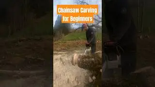 Chainsaw Carving: Easy Mushroom for Beginners