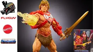 Masters of the Universe New Eternia Thunder Punch He-Man Toy Action Figure Review FLYGUYtoys MOTU