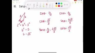 AP Precalculus 4.2 Trigonometric Functions of Acute Angle
