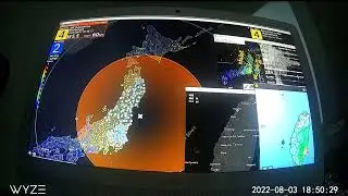 (OLD VIDEO ARCHIVE) Fukushima Prefecture shindo 4  5.6 60 km 2022/8/3