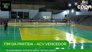 20&ordf; COPA AVV - GIN&Aacute;SIO JORGE TEIXEIRA (1&ordm; DIA - TARDE)