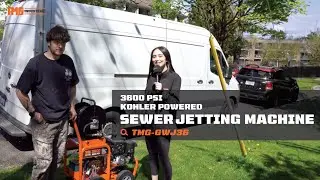 Промышленная каналопромывочная машина Kohler с приводом 3600 фунтов на кв. дюйм TMG - TMG-GWJ36