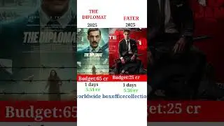 The Diplomat Vs Fateh Movie Comparison || Box Office Collections #boxofficecollection