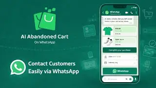 AI Abandoned Cart On Whatsapp reconnects merchants with customers who leave carts via WhatsApp