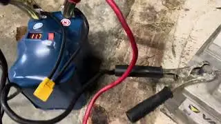 12V Superkondensator von Bleiakku laden - Lead Battery Supercapacitor current test