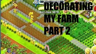 Hay day decorating my farm part 2 and field designs in hindi
