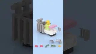 LEGO Mini Baby Bed 🍼🛏️ Cutest Tiny Build Ever? You Decide! 😍🧱 #lego