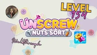 Unscrew Nuts Sort: Pin Puzzle Level 154